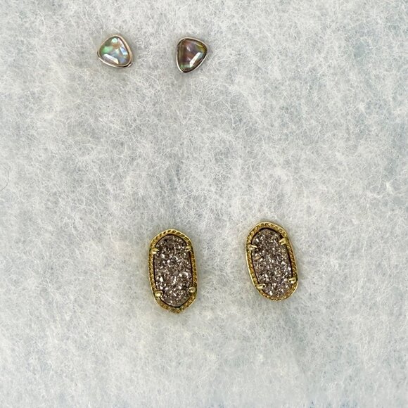 Kendra Scott Jewelry Bundle 4 Necklaces & 2 Pairs of Earrings EUC - Picture 2 of 11